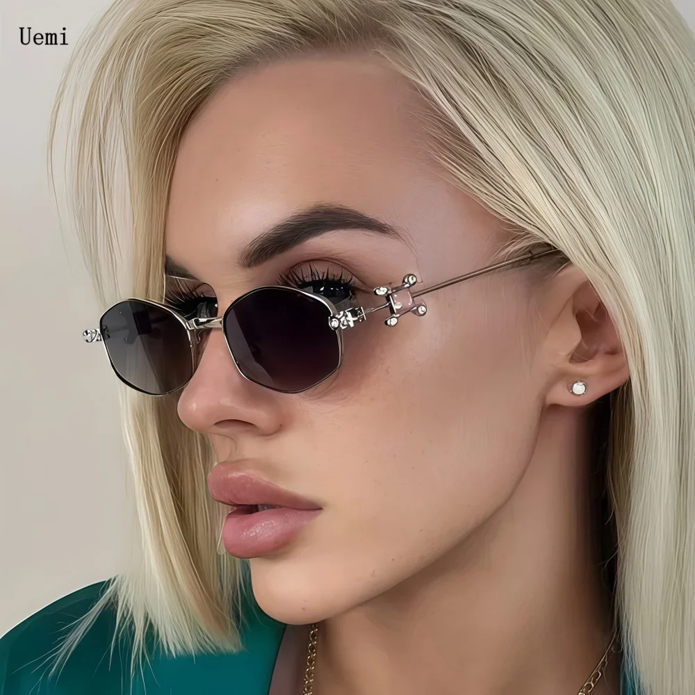 

Fashion Polygon Lady Sunglasses For Women Men Anti UV400 Eyewear
