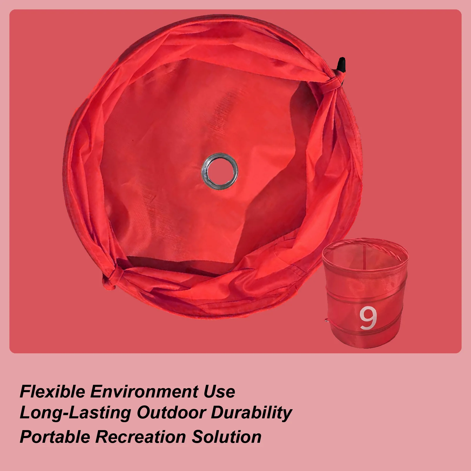 

Ведро для игры в гольф на заднем дворе, складное ведро для хранения игры в гольф, мяч, спортивный тренировочный органайзер из ткани Оксфорд для взрослых