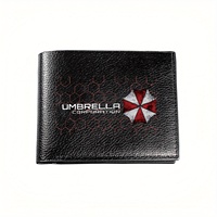 Umbrella Corporation Logo Wallet: Stylish,Practical,and Premium Business Mens Casual Elegant Simple Quality Wallet Stylish Print
