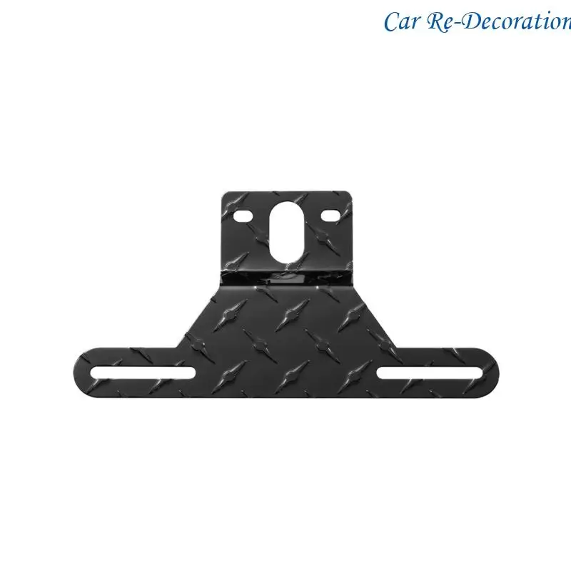 

R58D Trailer License Plate Light Holder Aluminum Utility License Plate Bracket for Campers Motorhome Trailer