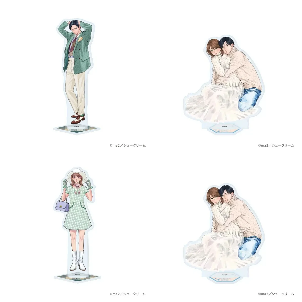 Anime The Reason We Fall in Love Aoi Tomoya Kurosawa Human-shaped Acrylic Stand Model Plate Keychains Desk Decor view 5