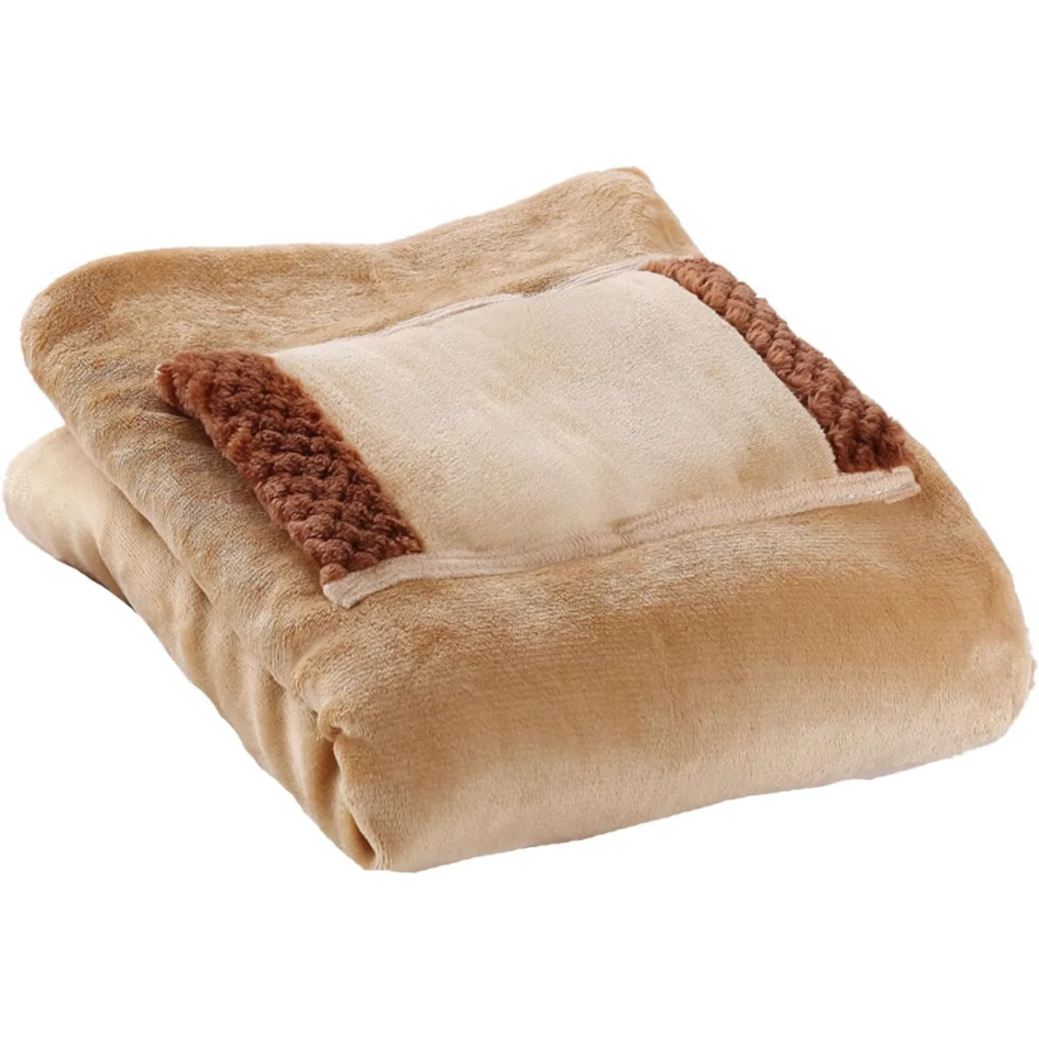 Heating Blanket Low Voltage Heating Blanket USB  Heating Blanket Multifunctional Hand Warming Knee Pads camel 80 * 60cm