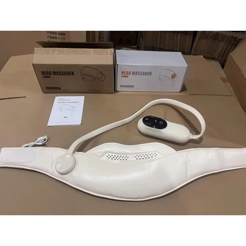 Portable Depression Insomnia Improve Memory Head Massager Scalp Relief Brain Stimulation Therapy Massage Device