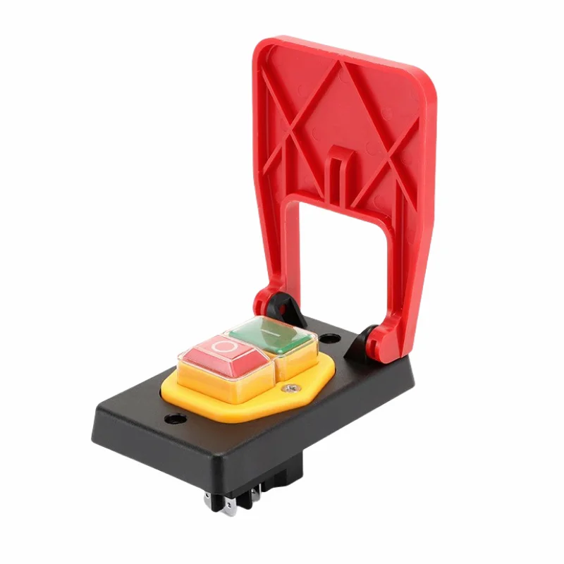 YH02-A-OFF Emergency Stop Button Electromagnetic Starter Switch 16A With Overvoltage Protection Can