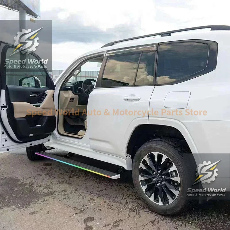Top Quality Automatic Side Steps Running Boards Fit LC300 2021-2026