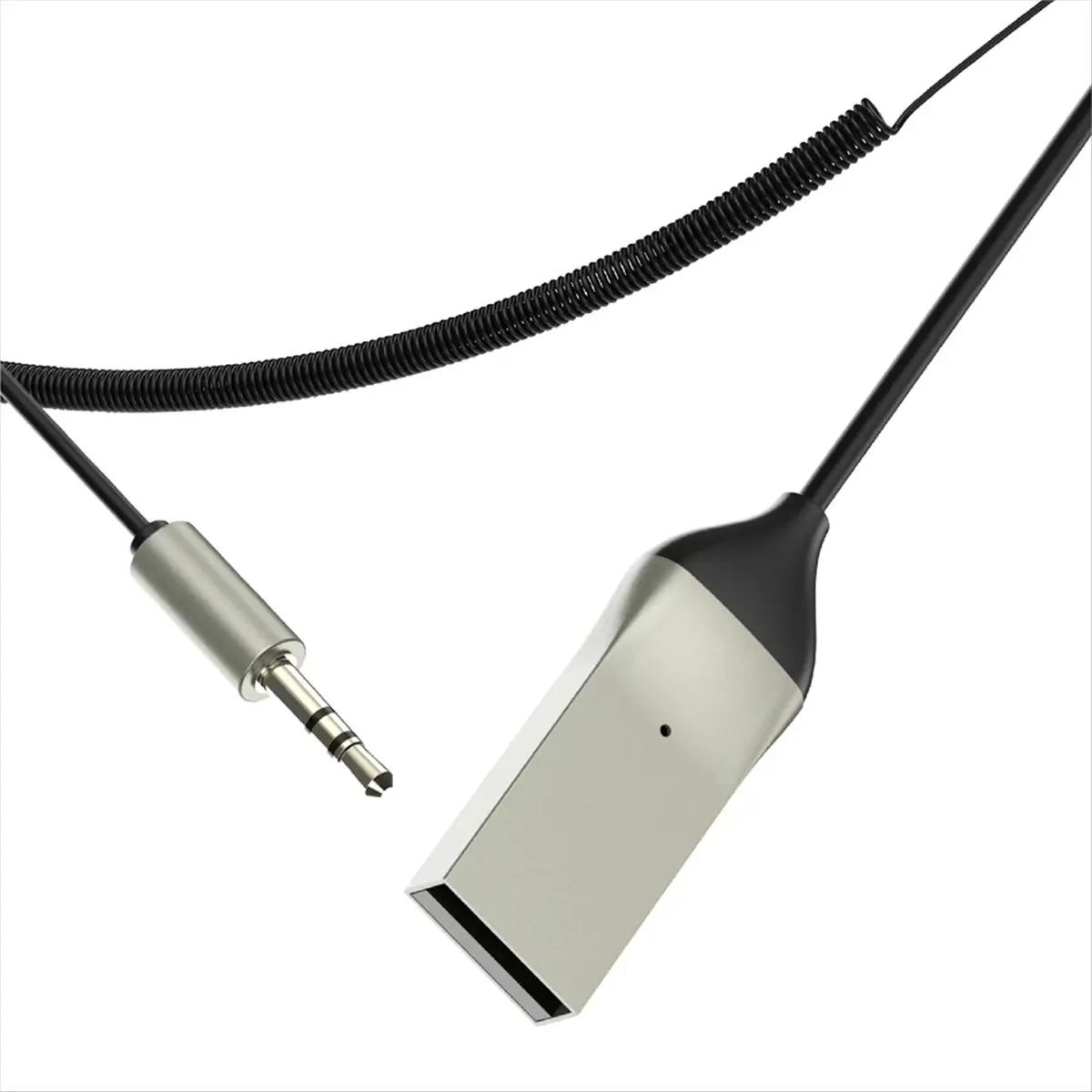 HAPPYDAY~ 10pcs Bluetooth Audio Receiver Dongle USB to 3.5mm Jack Car Audio Auxiliary Hands-Free Car Speaker