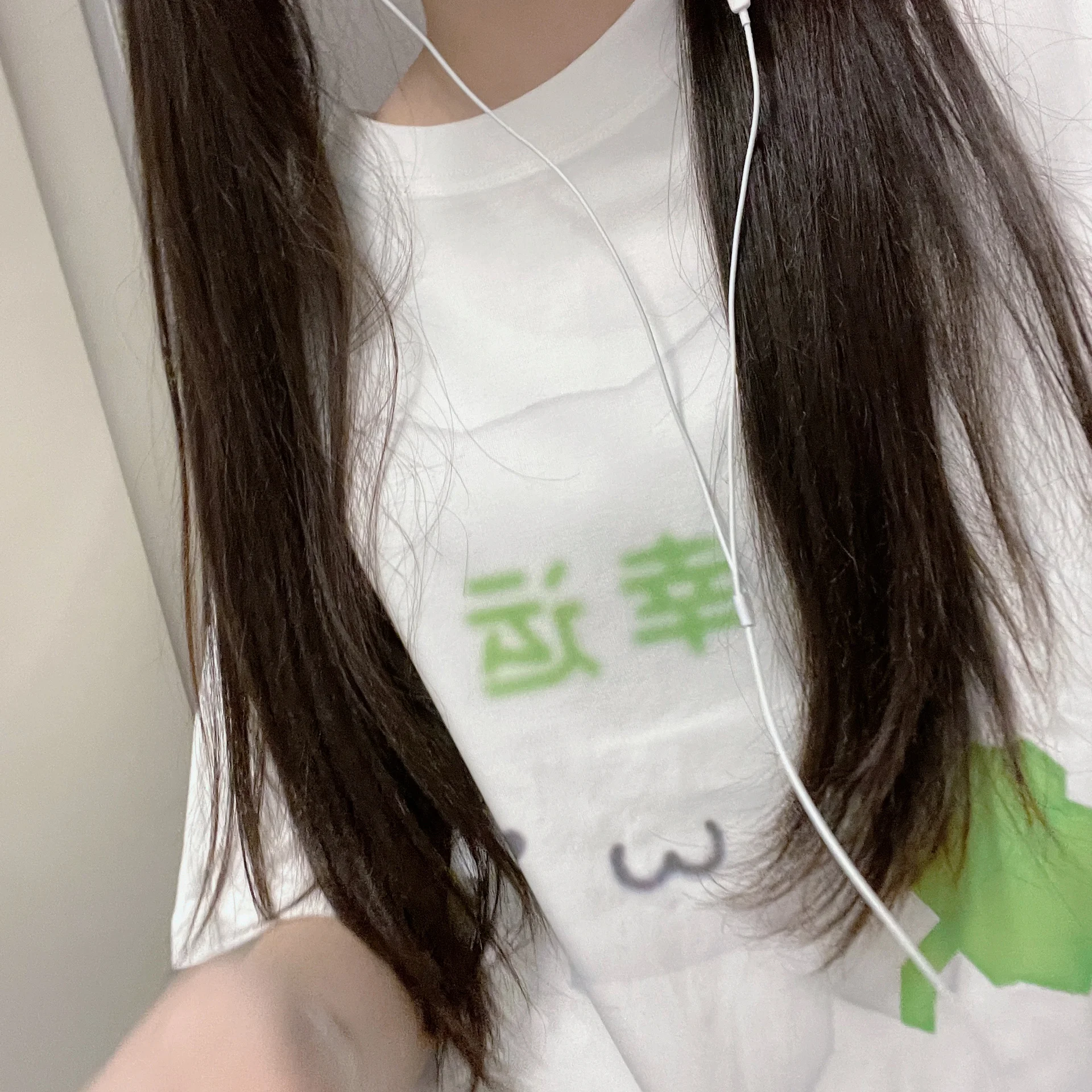 Original Japanese Sweet Girl Loose Short Sleeve T-shirt Cartoon Printing Round Neck Pullover Top Pure Cotton White Women Tees