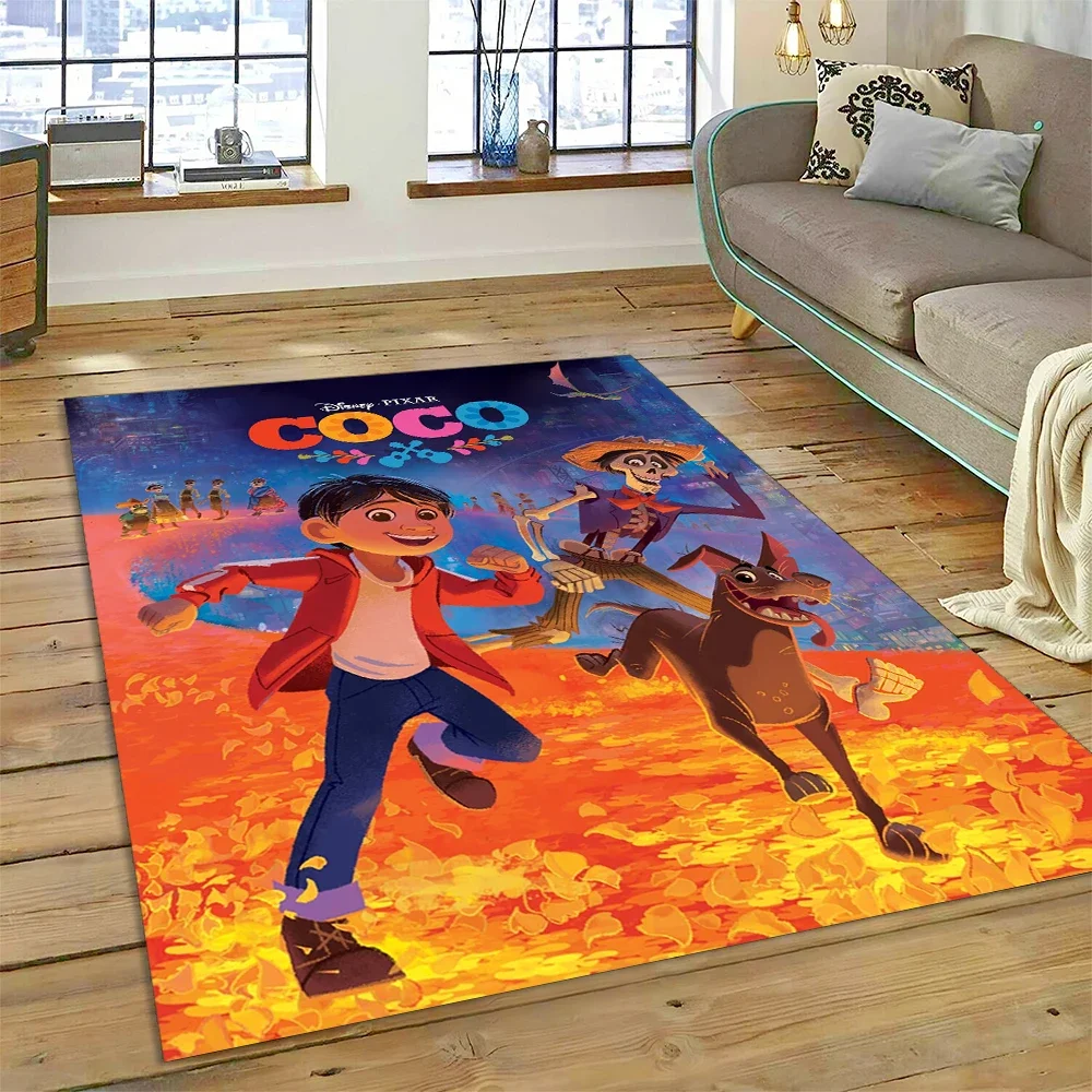 Cartoon 27 Style Coco Day of The Dead Disney Carpet Rug for Bedroom Living Room Home Sofa Decoration,kids Large Decor Floor Mat