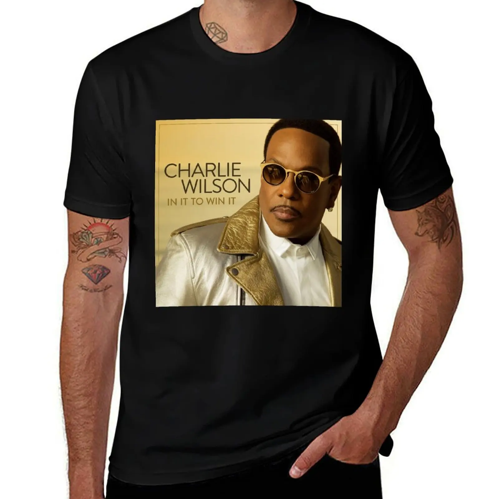 Charlie Wilson in it to win it T-Shirt baggy shirts heavyweights graphic t shirts clothes for men