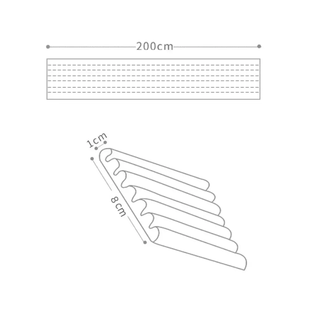 2m Desk Edge Guard Strip Cartoon Pattern Baby Safety Anti Collision Cushion Soft Thickend Wall Corner Protector Children