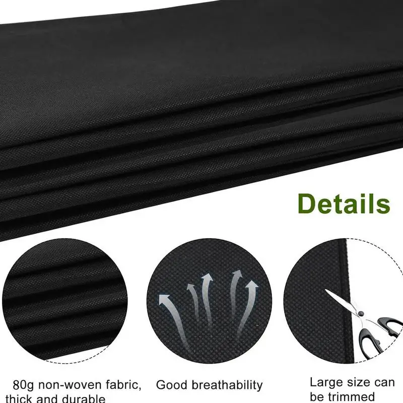 Garden Weeds Barrier Landscape Fabric Weeds Block Fabric Woven Mulch For Landscaping Ground Cover Weeds Control Fabric