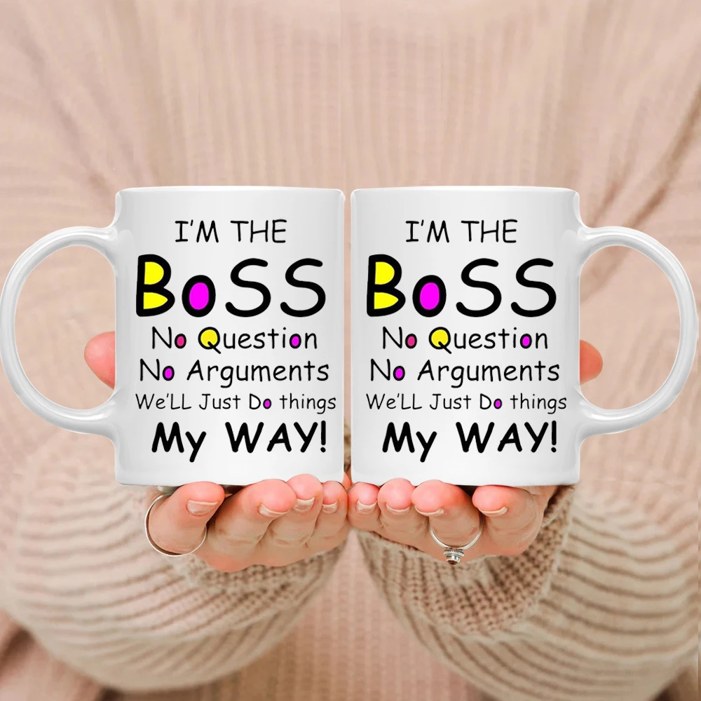 23 Designs Funny Ceramic White Coffee Mugs,World's Best Boss Milk Tea Cup, Beer Mug, Birthday,Christmas Surprised Gifts