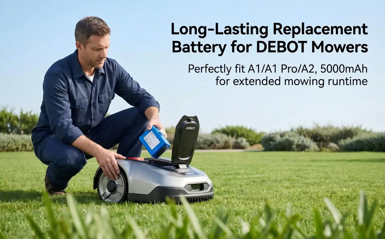 MBPA14 5000mAh Rechargeable Grass Cutter Battery Fit DEBOT A1 A1 Pro A2 Robotic Lawn Mower Replacement Accumulator