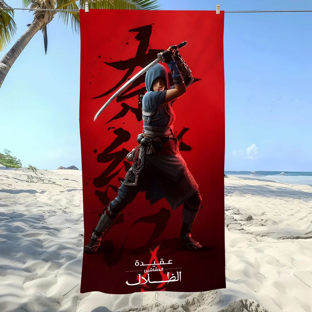 Game A-Assassins Creed S-Shadows Towel Soft Pool Gift For Travel Gym Shower Camping Quick Dry Sports Large Beach Towel