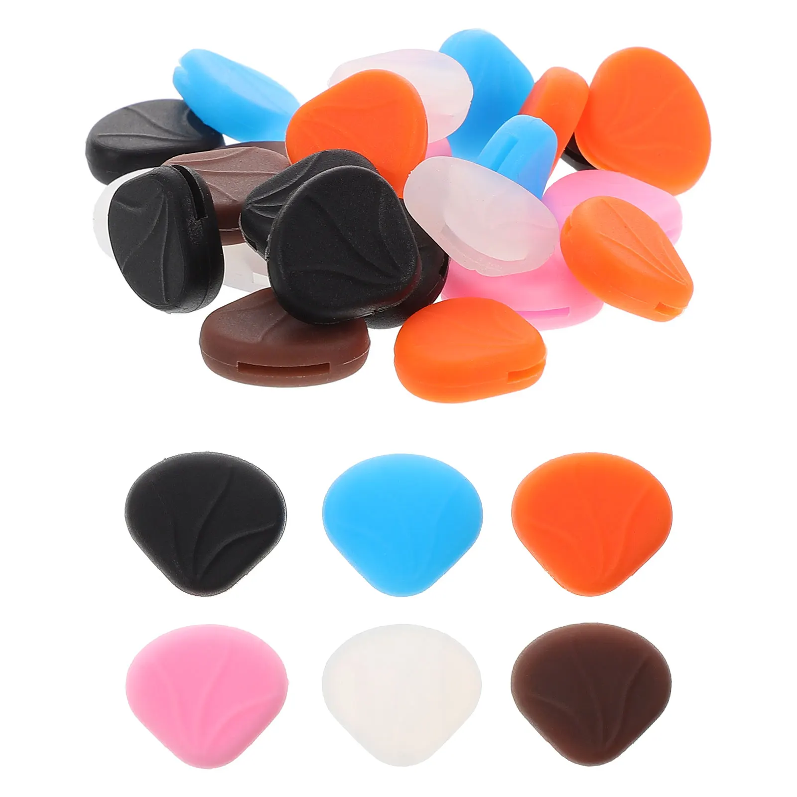 

60 Pcs Non-slip Earmuffs Glasses Accessories for Eyeglass Bumpers Grip Silicone Mat Hook Grippers Hooks Silica Gel Child Pads