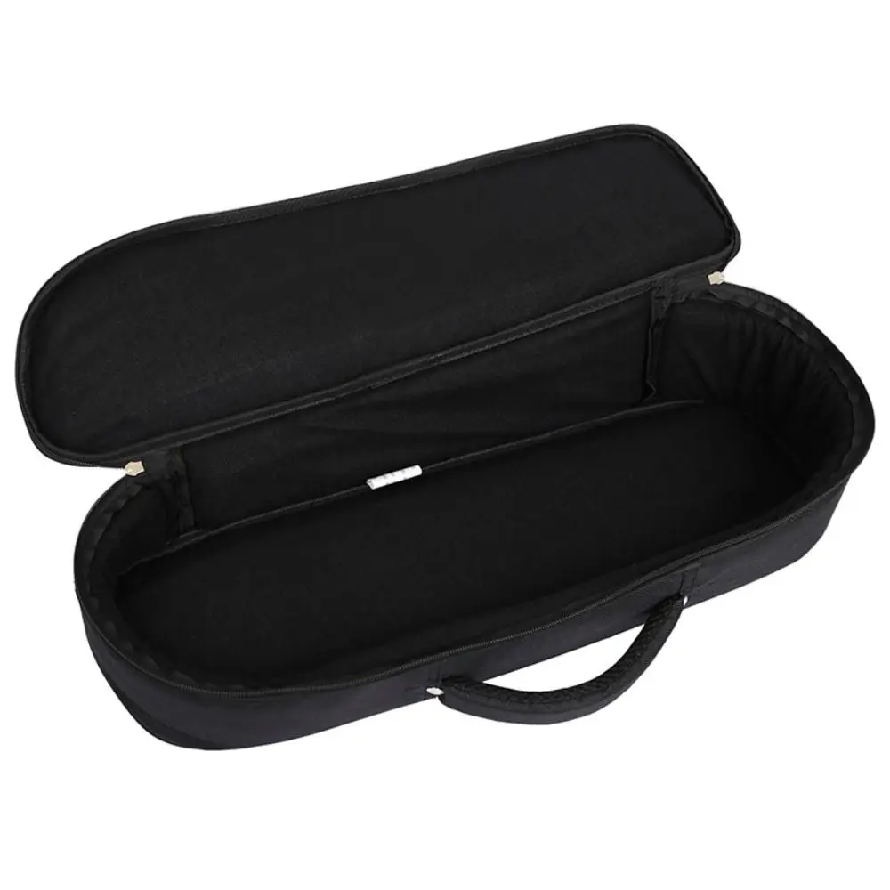 Black Musical Instruments Trumpet Bag Waterproof Oxford Cloth Thicken Backpack Soft Brass Instruments Parts Storage Case