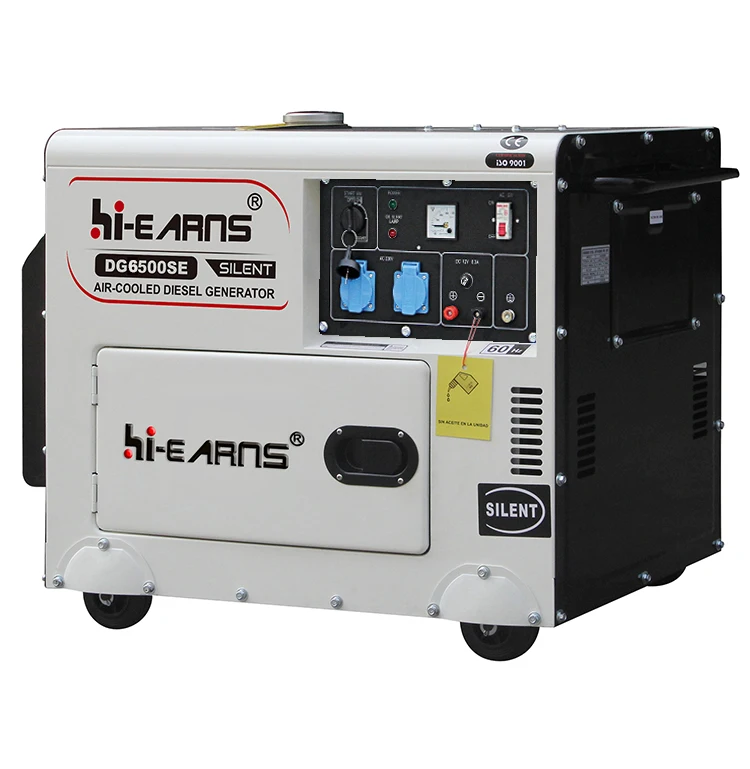 Hiearns 5kw Silent Generator For Home Use Air Cooled Diesel Generator Price