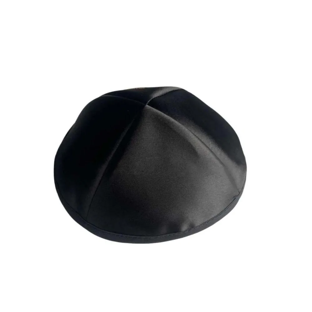 Premium Satin Silk Dome Cap Soft Smooth Solid Color Retro Top Hat Comfortable Fit Exquisite Stitching Satin Round Cap Men