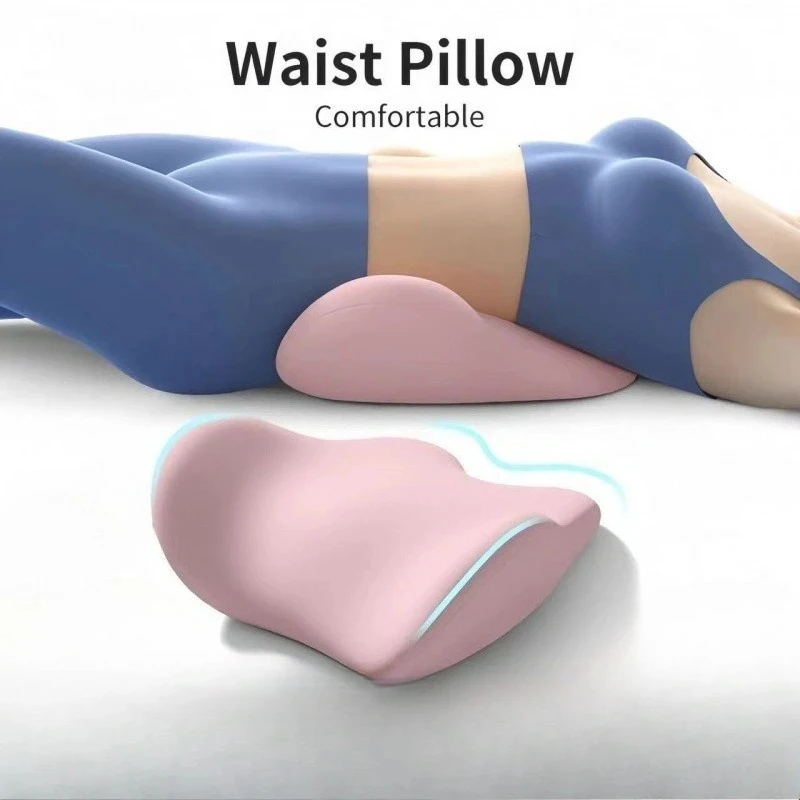 Büro-Lendenstützkissen, Schlaf-Lendenkissen, Büromöbelkissen, Ergonomisches Weiches Komfortables Memory-Schaum-Kissen