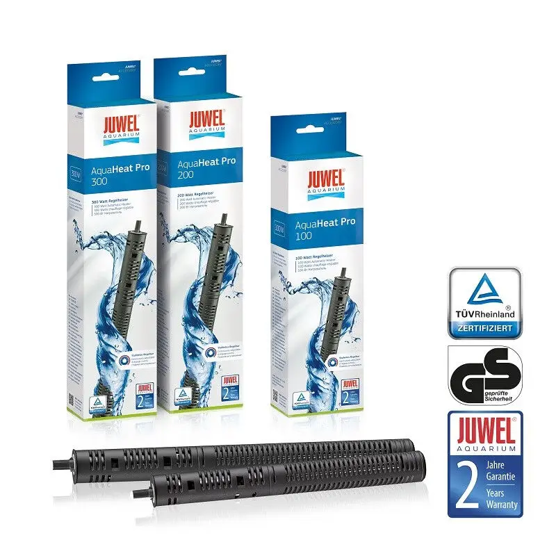 JUWEL-Black Diamond Aquarium Heating Rod, Heating Tube, Automatic Thermostat, 300W