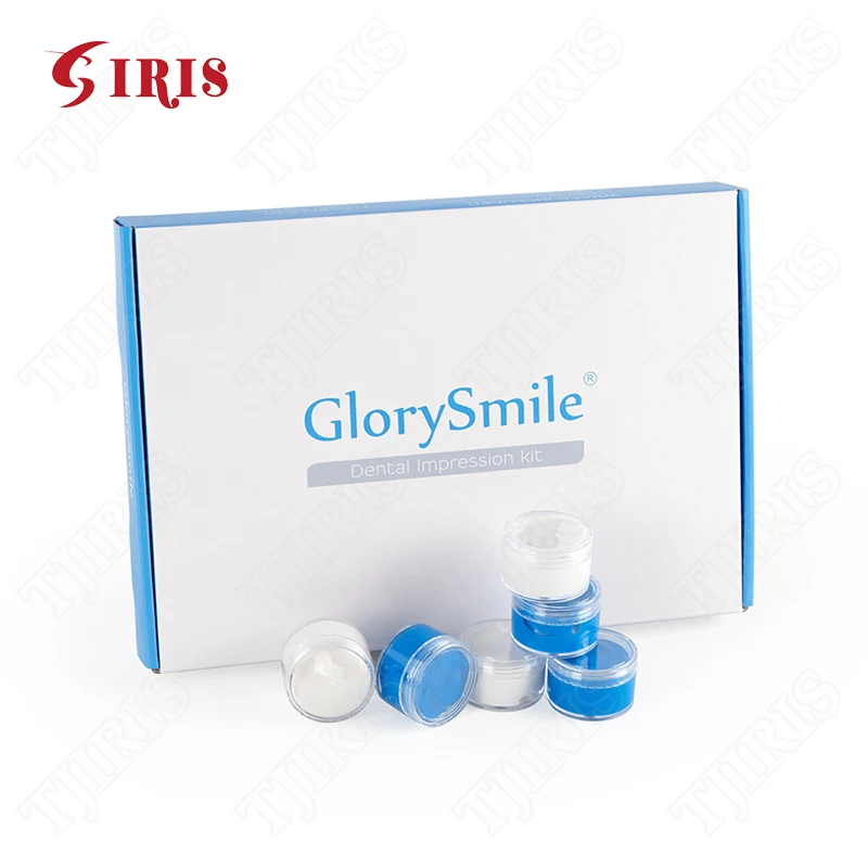 1 Set Hot Sales Dental Impression Molding Kit Silicone Putty Dental Impression Material Kit with Impression Trays for Clinic Use