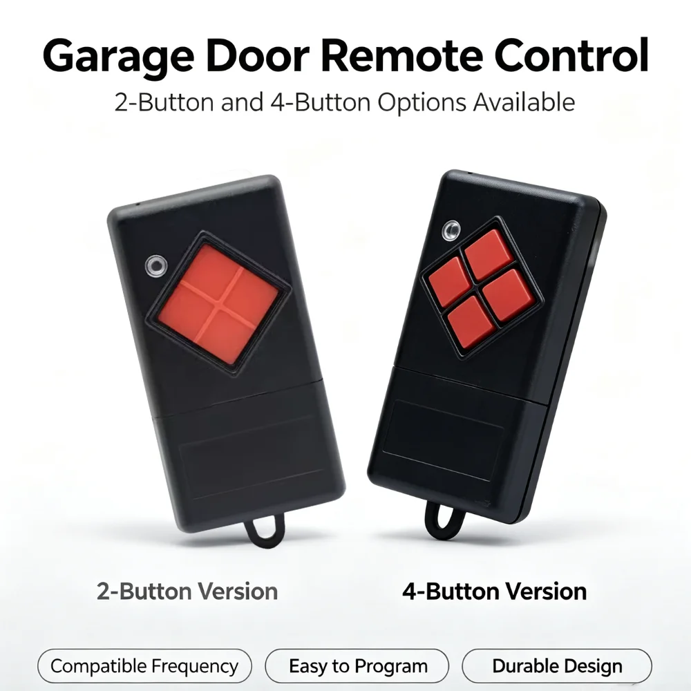 100% Compatible 27.015 MHz DICKERT MAHS27-01 MAHS27-04 Garage Remote Control 27MHz Red Button DICKERT Handheld Transmitter