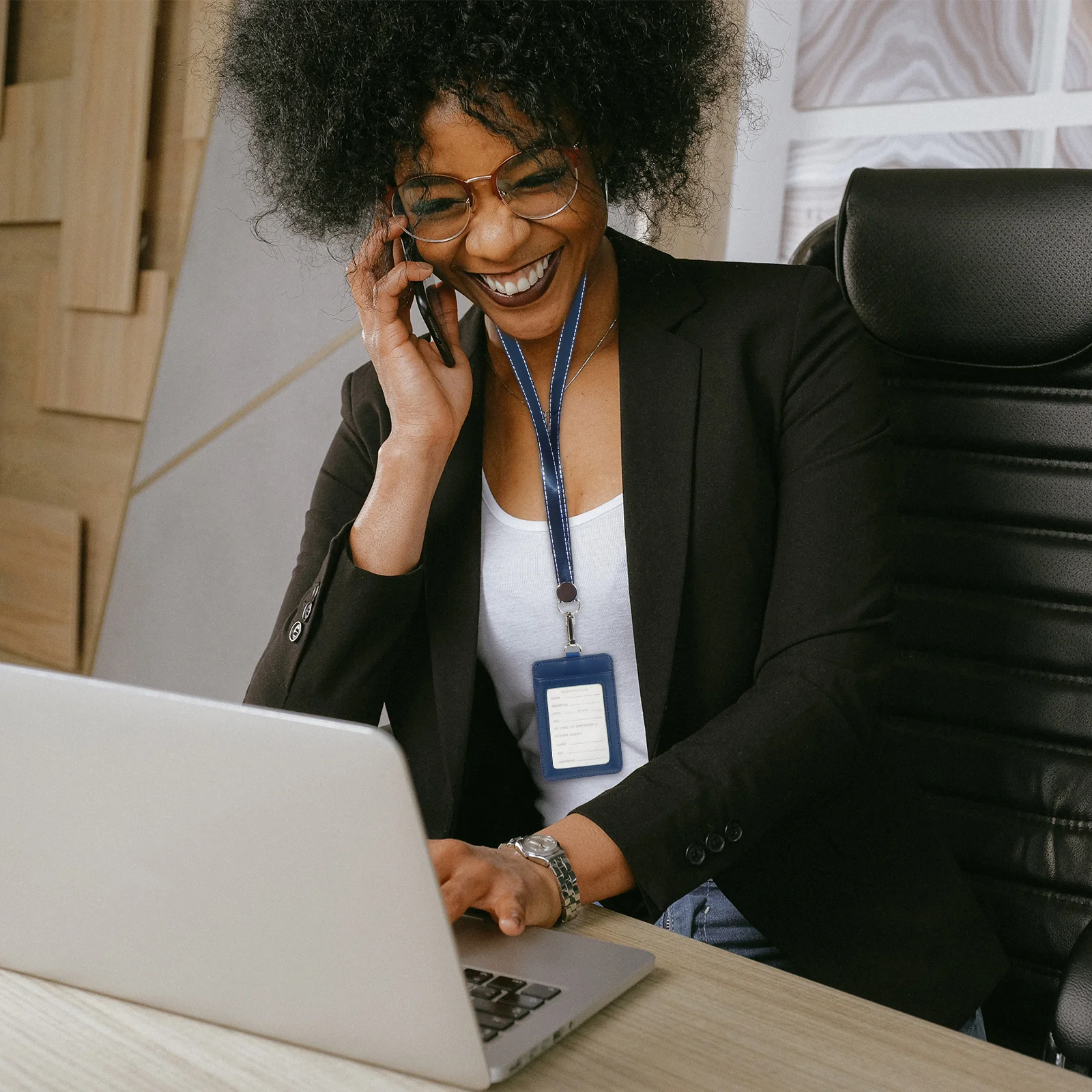 

1Pcs Id Badge Holder Portable Business Cards Cover Lanyard Scratch Resistant Work Card Protector for Nurse