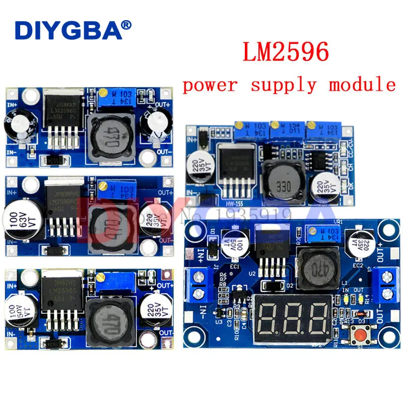 LM2596 LM2596HVS Netzteilmodul DC-DC BUCK 3A einstellbarer Buck-Modul-Regler Ultra LM2596S Step-Down 24V-Schalter 12V 5V 3V
