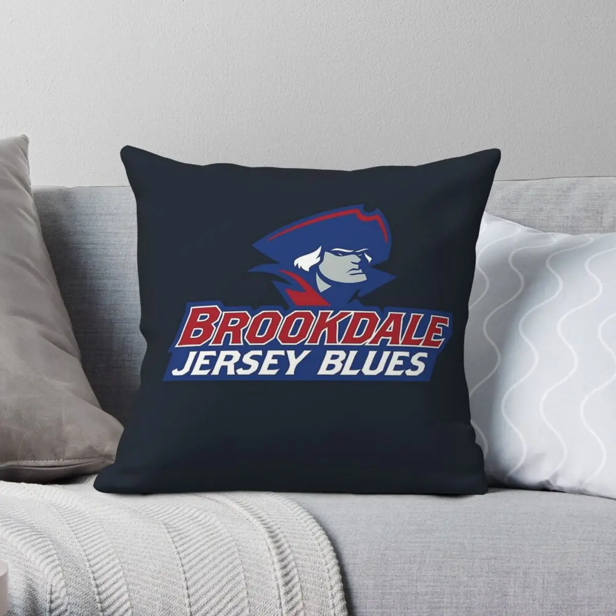 Brookdale Cc Jersey Blues Square Pillowcase Polyester Linen Velvet Printed Zip Decorative Throw Pillow Case Home Cushion Cover