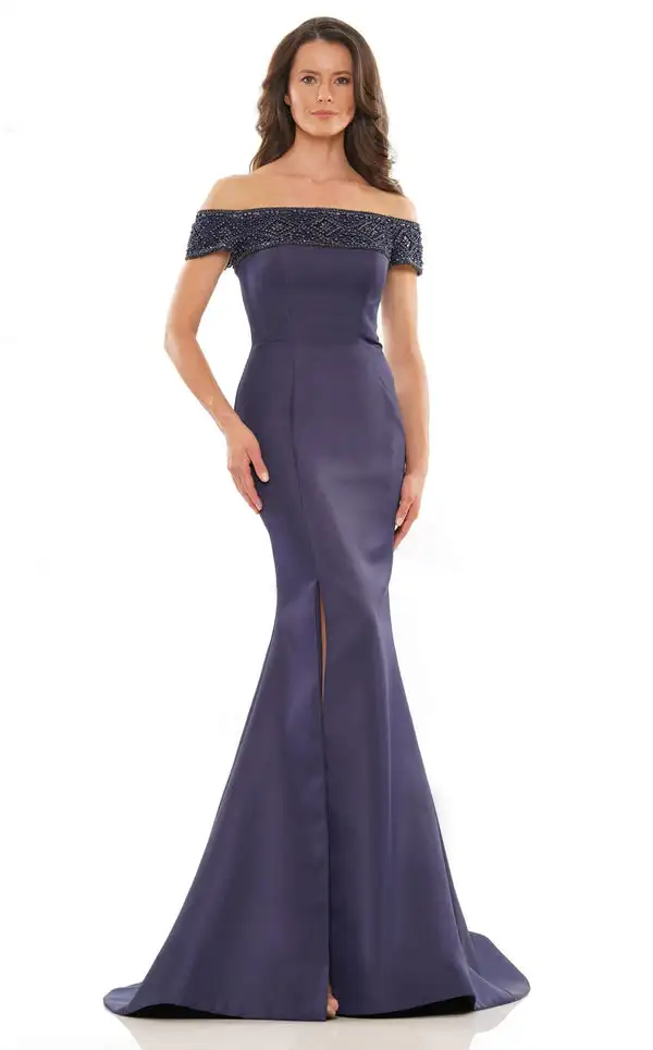 

Customized Retro Charmeuse Beading Trumpet Boat Neck Long Dresses Bespoke Occasion Dresses Fashion Elegant High quality Matching