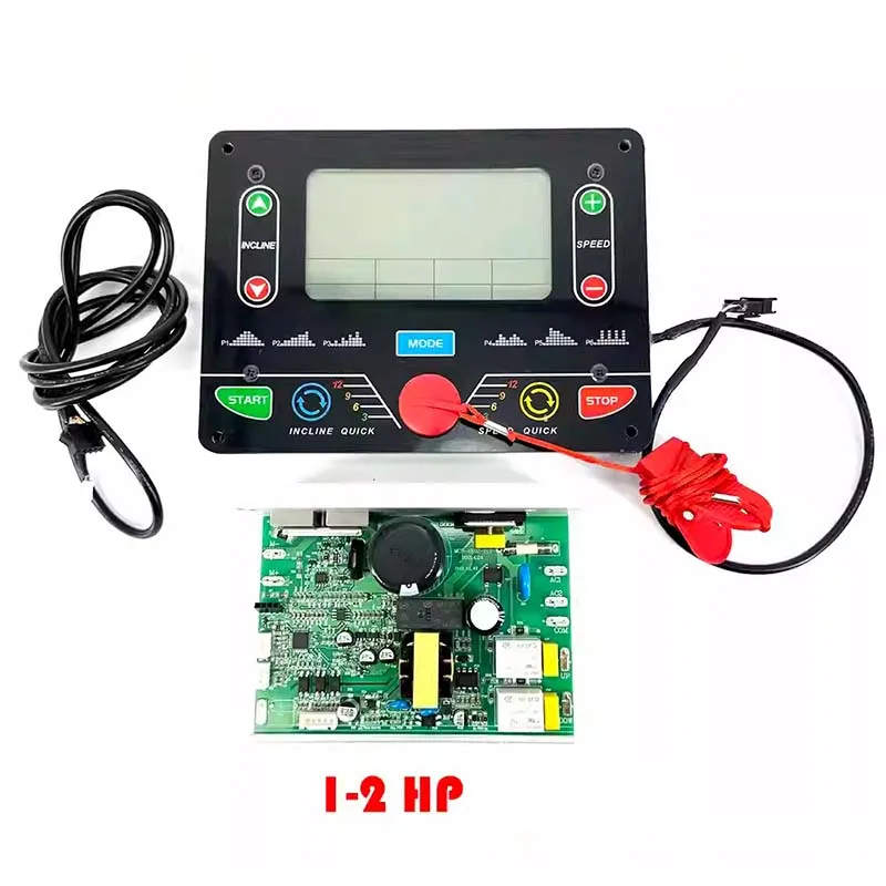 Controlador de motor de CC para cinta de correr de 1HP - 4.0HP, placa de control universal para reparación de cintas de correr, pantalla de consola universal para cinta de correr