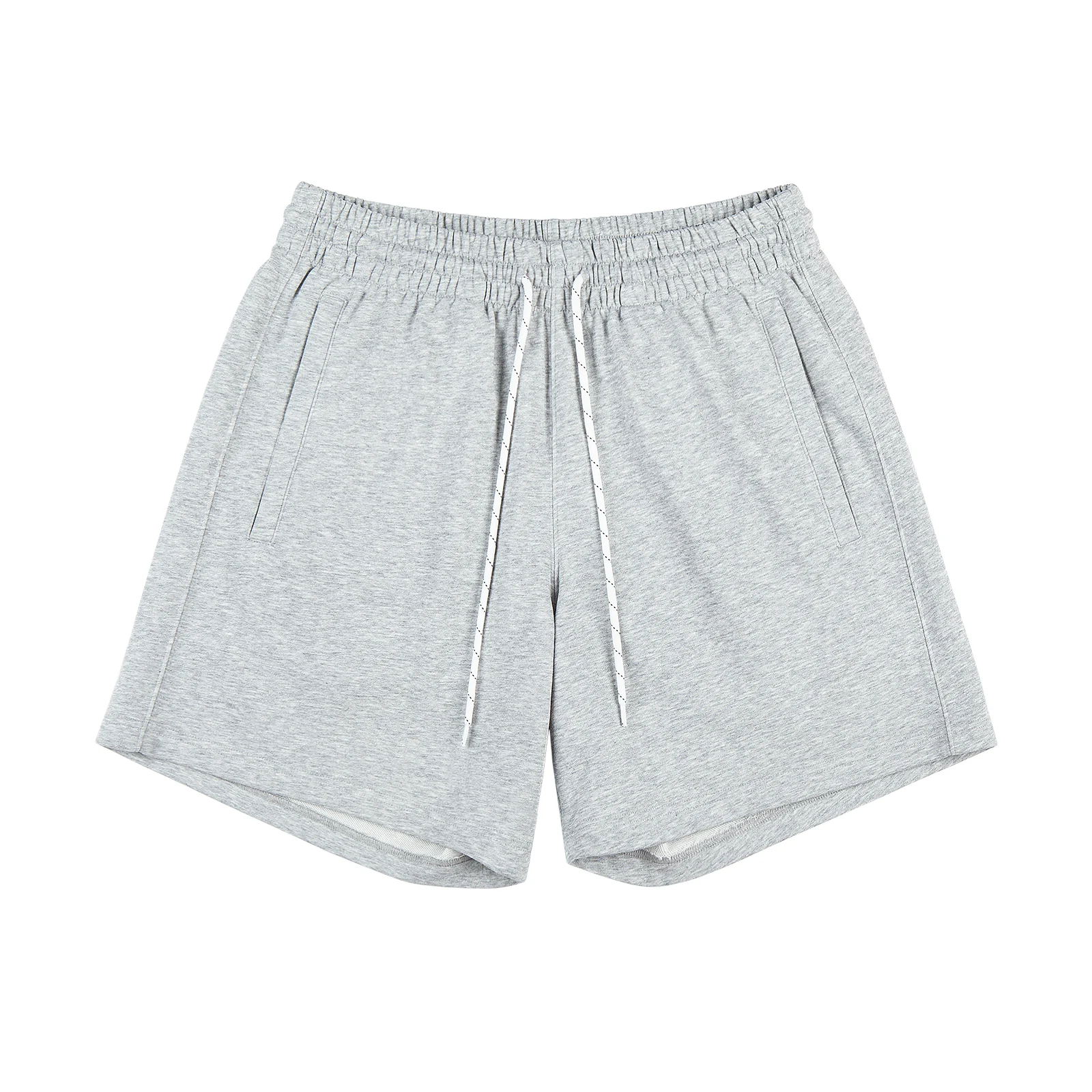 Sweatpants قصيرة فضفاضة السراويل المتوسطة القطن عارضة الرجال السراويل الرياضية الأساسية العصرية تنوعا #4