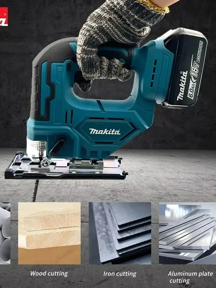 Makita DJV182Z 340W Borstelloze Decoupeerzaag 18V Zonder Batterij Met Zaagblad Draadloze Vat Handvat Draagbare Timmerman Power tool - afbeelding 2