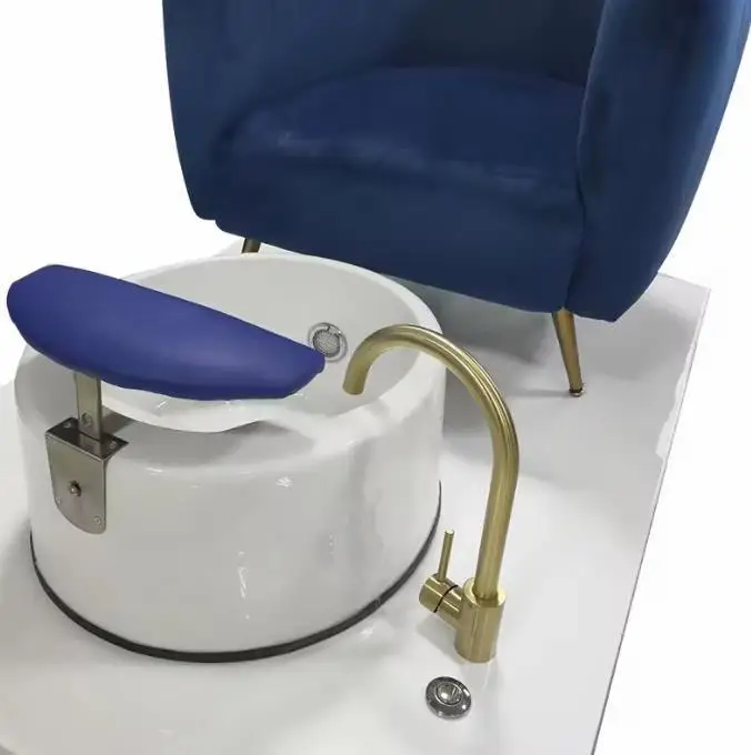

Modern Minimalist Foot Massage Basin with Stand—Professional Pedicure and Foot Bath Basin with Stand