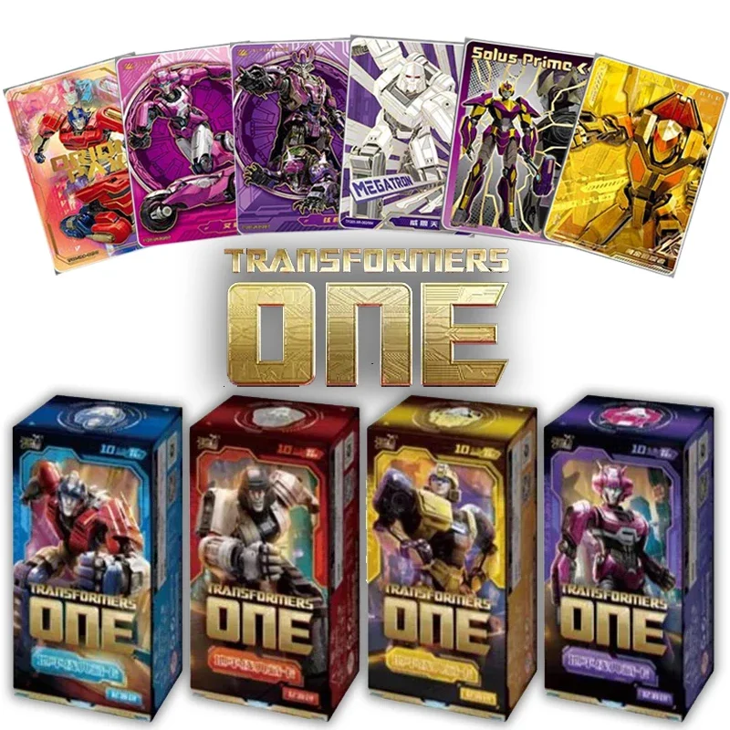 New KAYOU Transformers Card Origin Pack Optimus Prime Megatron Rare Character Anime Collectible Card Kids Toys Christmas Gift