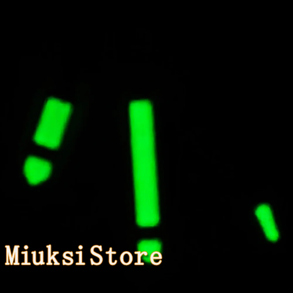 NH35 ساعة فضية الأيدي الخضراء مضيئة صالح NH35 NH36 ETA2824 2836 PT5000 Miyota82-DG ساعة يد تعمل بالحركة اكسسوارات أجزاء #6
