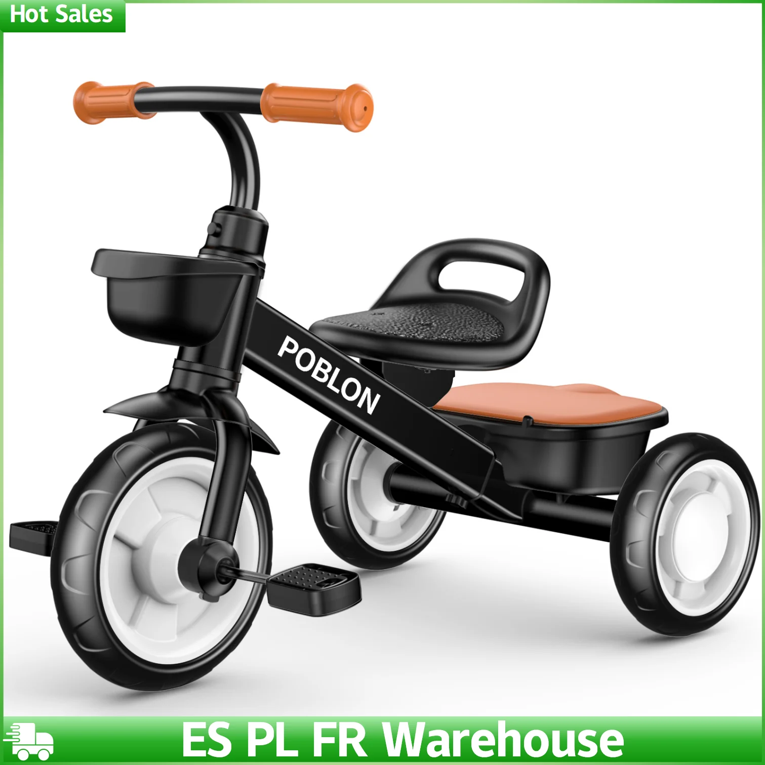 Beberoad 3-Wheel Balance Bike for Toddlers 2-5 Years