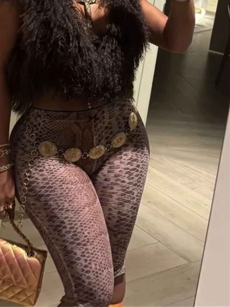 

Nibber персиковые шорты со змеиным принтом, женские уличные сексуальные шорты в диком стиле с эластичной резинкой на талии, обтягивающие шорты Midnight Club Party Bottom