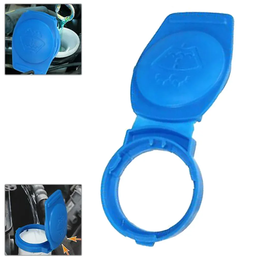 3Q0955455 Car Fluid Reservoir Cap Windshield Washer Tank Bottle Cover Blue Fit For 2015-2016 Auto Accessories