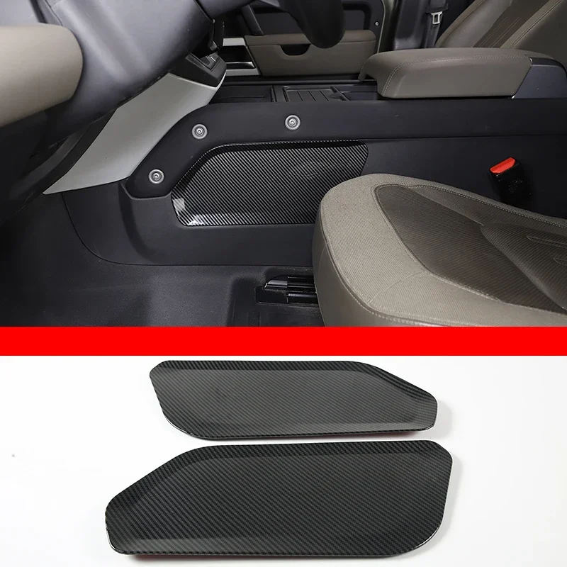 

ABS Car Central Control Storage Box Partition Baffle Trim Cover Sticker For Land Rover Defender 110 2020-2023 Car Accessories