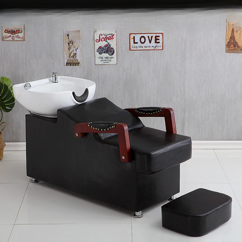 Massage Shampoo Chair Bed Wash Hair Salon Spa Products Luxury Hairdressing Washbasin Reclining Treatment Stuhl Styling Chairs