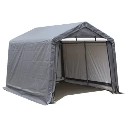 240x185x220cm Heavy Duty Canopy Garage Carport Car Shelter Outdoor Storage Shed Tractor Garage