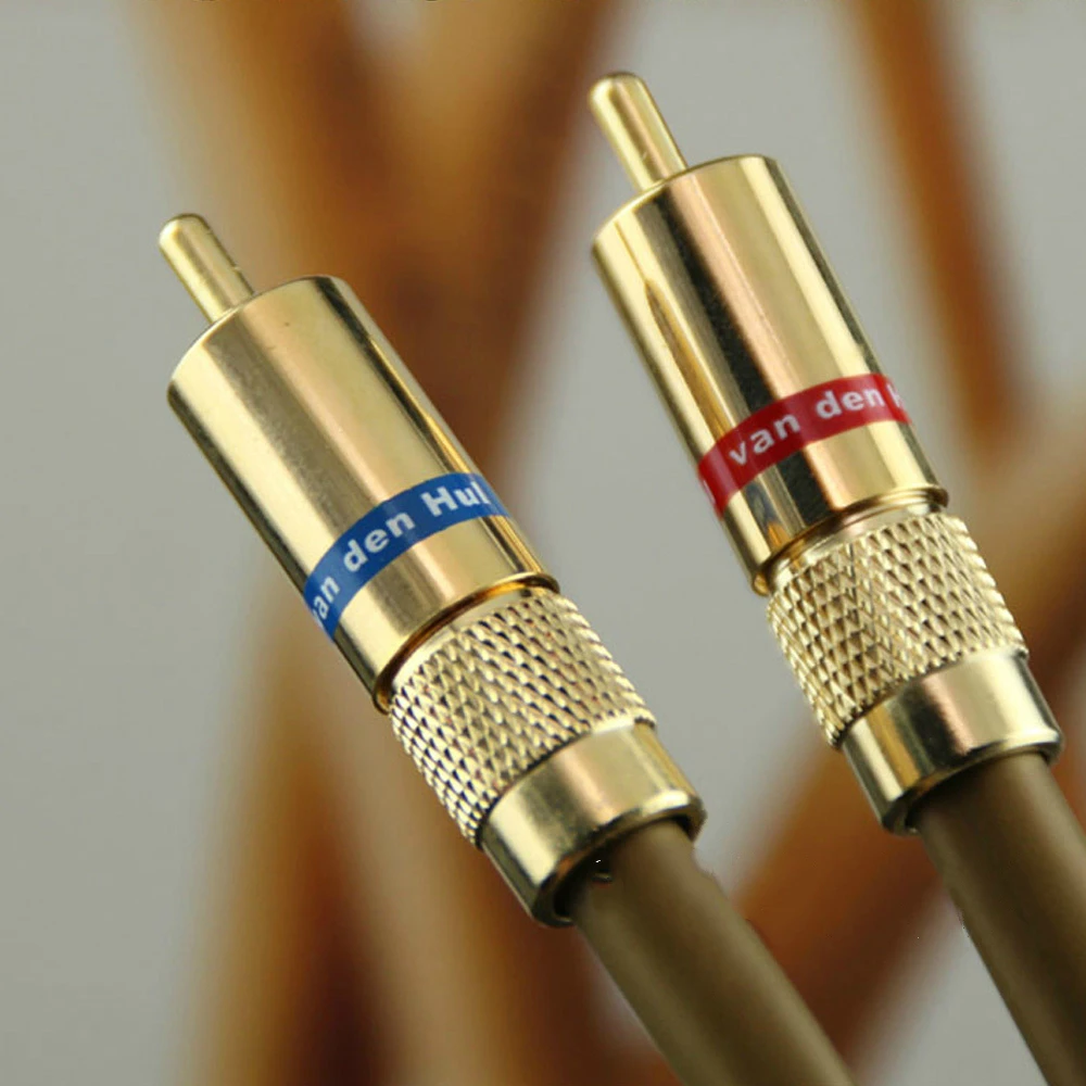 Van Den Hul VDH Hybrid Audio RCA Cable Hi-Fi Audio 2RCA to 2RCA Interconnect Cable