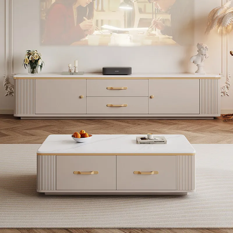 

Floor Mount Tv Cabinet Solid Wood Simple White High End Tv Stands Modern Living Room Muebles Para El Hogar Home Furniture