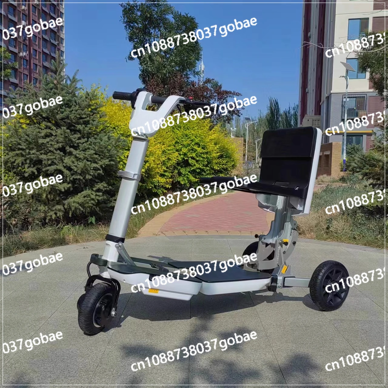 Airline-Approved Ultra-Light Folding Electric Scooter, Portable Travel Mobility Vehicle with Long-Range Lithium Battery