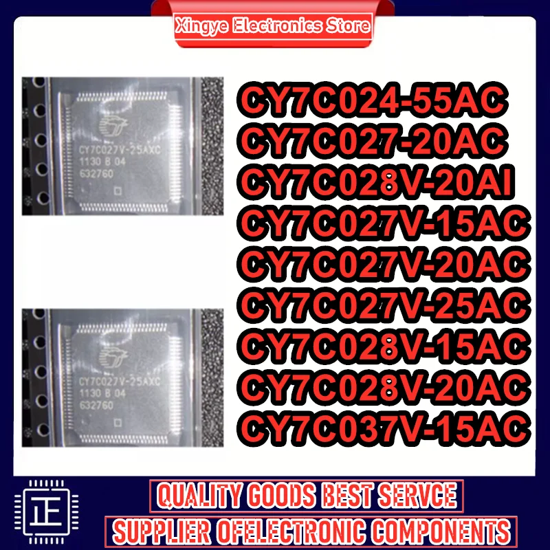 CY7C024-55AC CY7C027-20AC CY7C028V-20AI CY7C027V-15AC CY7C027V-20AC CY7C027V-25AC CY7C028V-15AC CY7C028V-20AC CY7C037V-15AC QFP #1