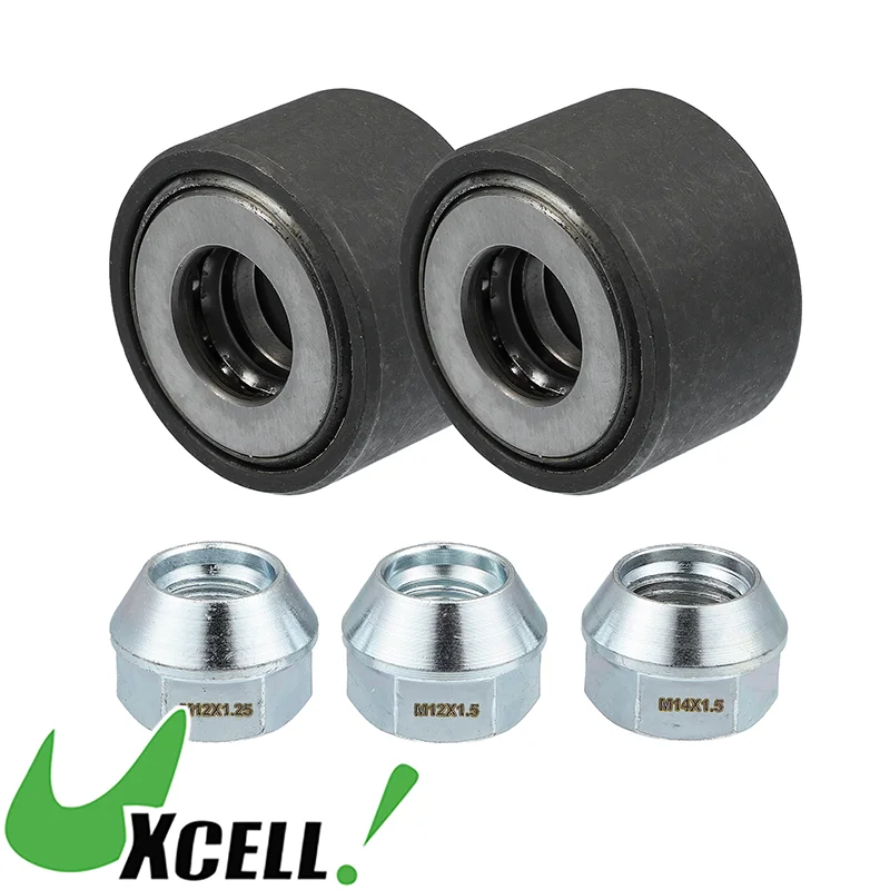 

UXCELL Universal Wheel Stud Installer Tool 2pcs Wheel Bolt Installer M12x1.25 M12x1.5 M14x1.5 Hex Wheel Lug Nuts Silver Tone