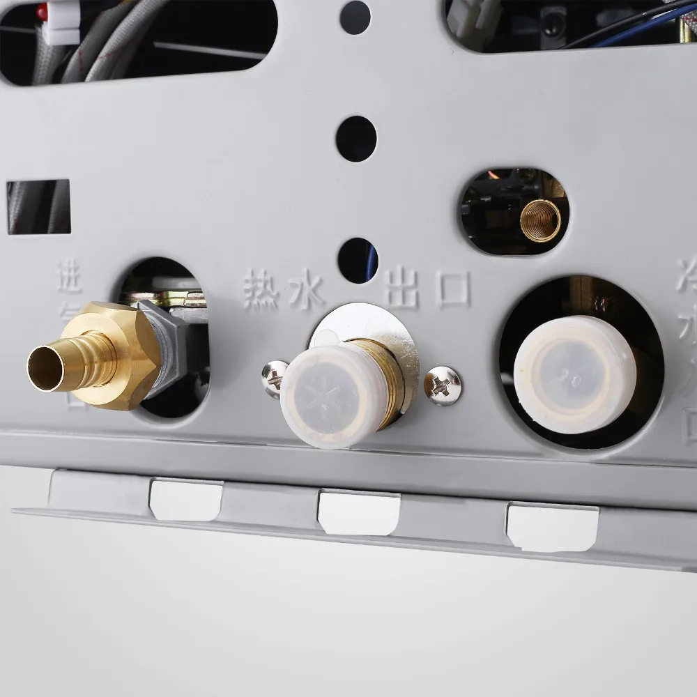 عملي 12L غاز البترول المسال/الغاز الطبيعي المحمولة الغاز سخان الماء الساخن كامب دش قافلة منزل غسل التخييم