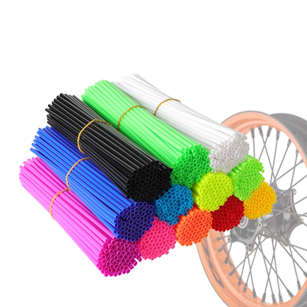 72 pçs bicicleta falou skins envolve bmx mtb crianças estrada mountain bikes aro da roda falou mortalhas peles capas para sujeira pit bike peças