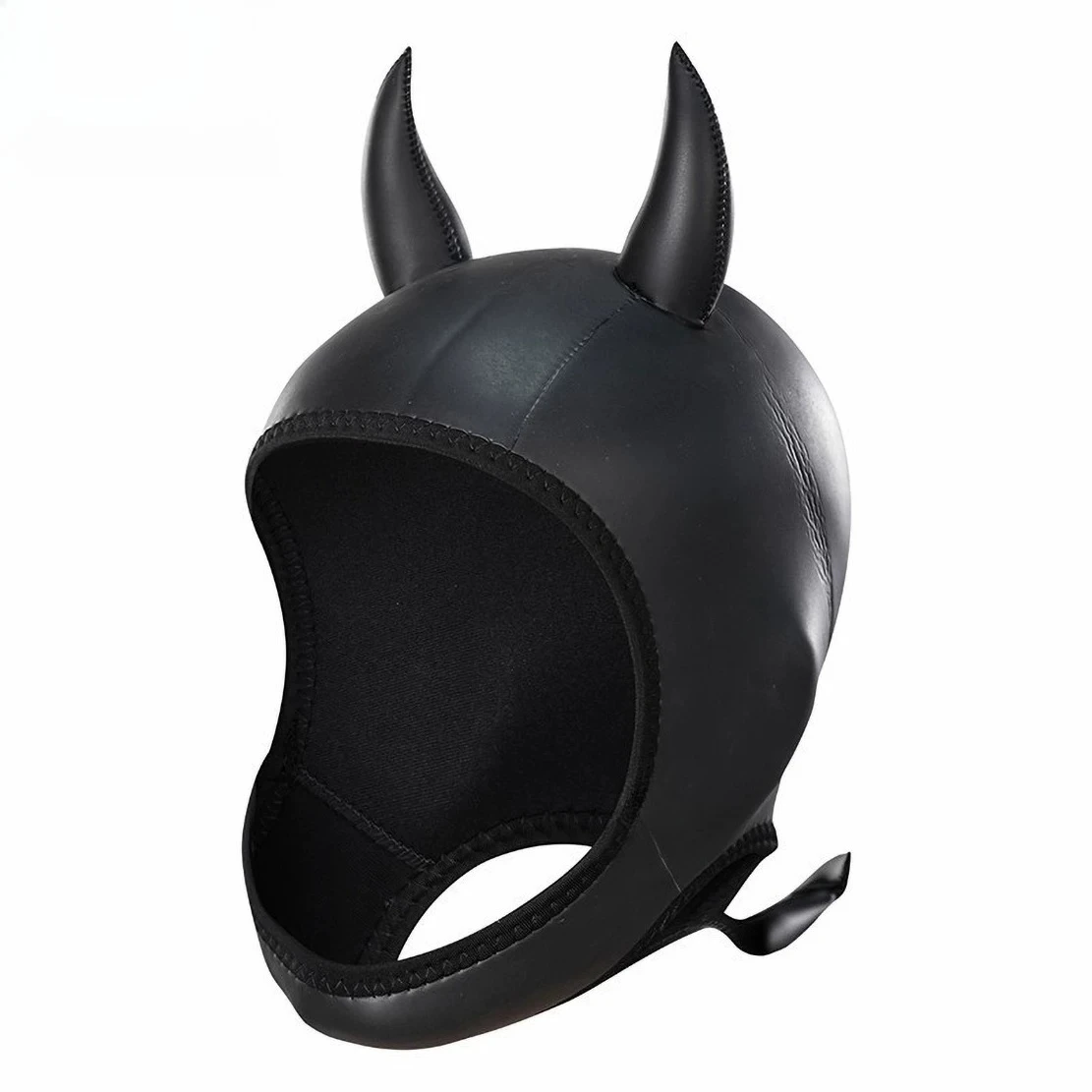Little Devil diving head cover diving cap swimming cap personalized